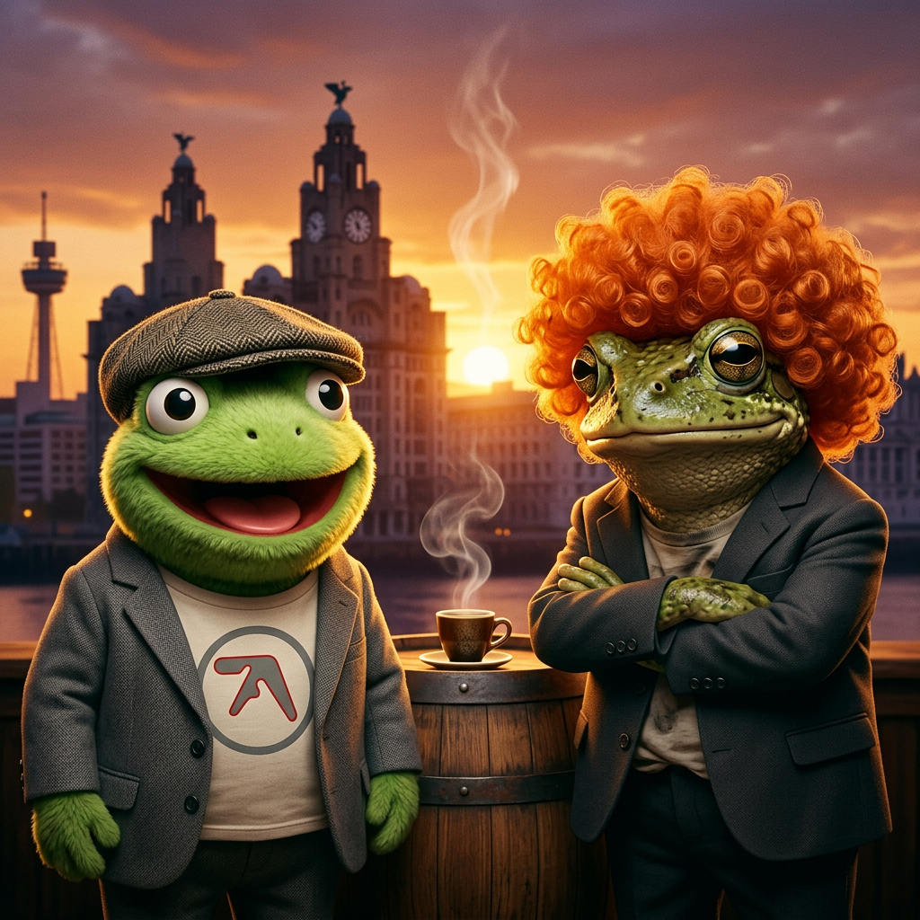 Jimothy and Froggy as Scouse weapons