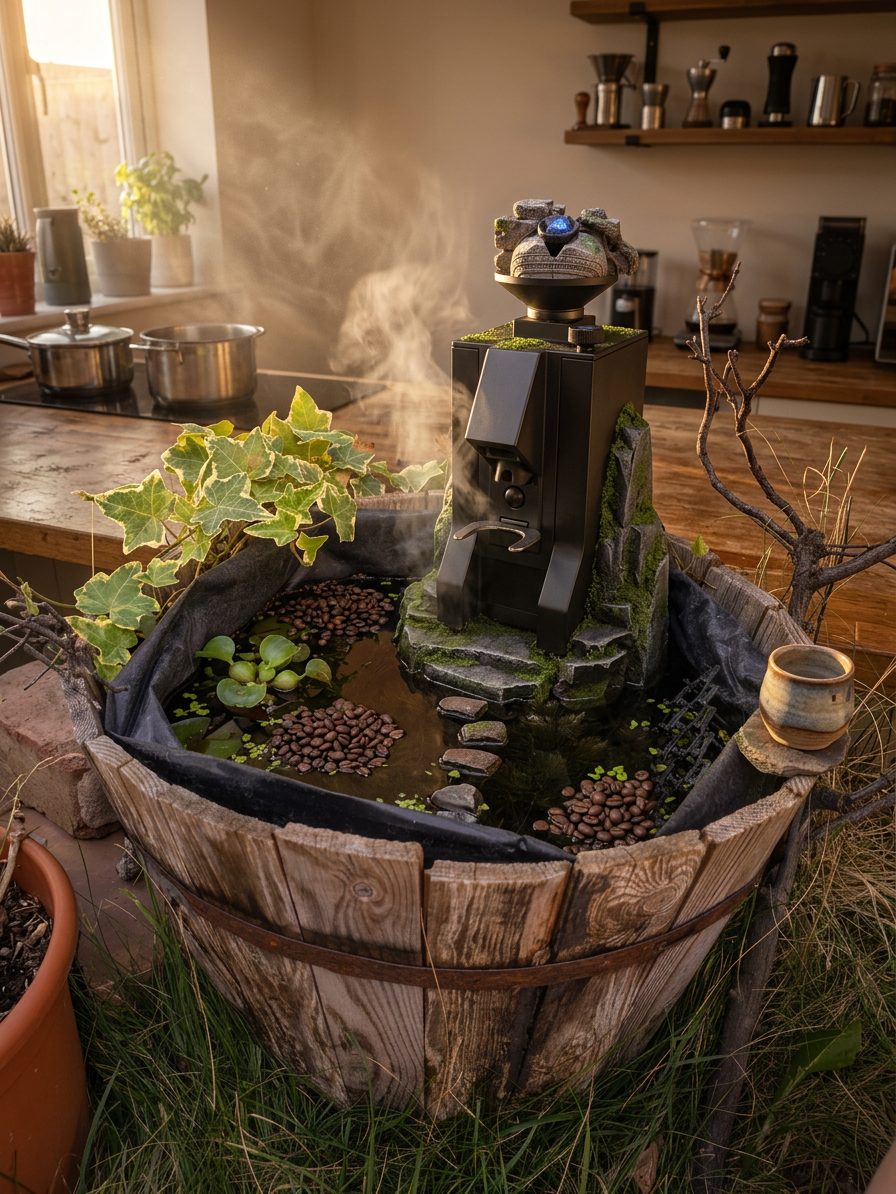 The Pond — Spencer's coffee corner, transformed